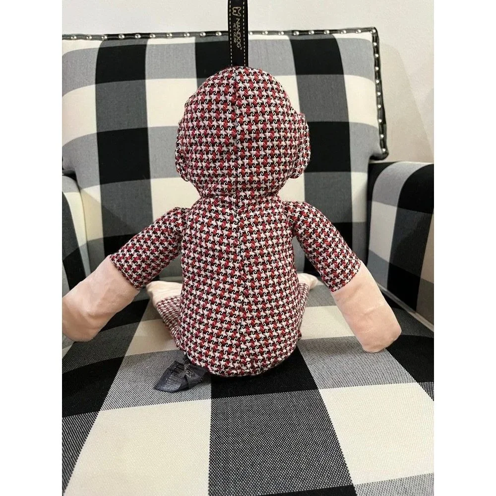 NWT Nandog Embroidered monkey dog toy